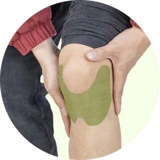 Stick - apply directly on the knee area